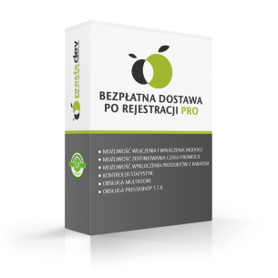 Spedizione gratuita previa registrazione a PrestaShop 1.7.X