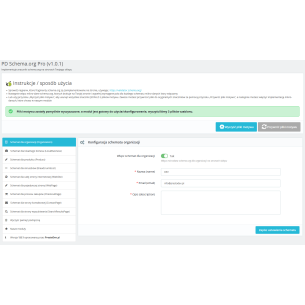 Dati strutturati Schema.org (JSON-LD) Pro per PrestaShop 2