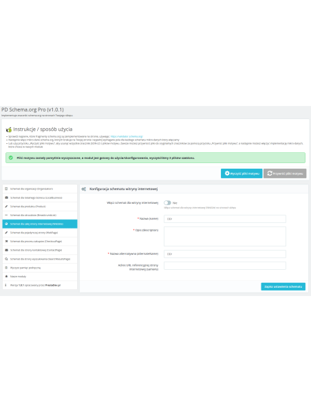 Schema.org strukturierte Daten Modul für PrestaShop