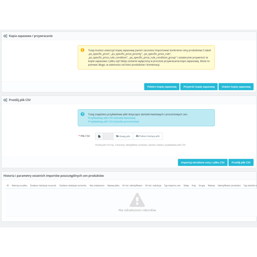 CSV Discount Import Pro module for PrestaShop