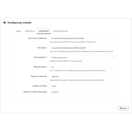 Modulo Google reCaptcha Pro per Prestashop