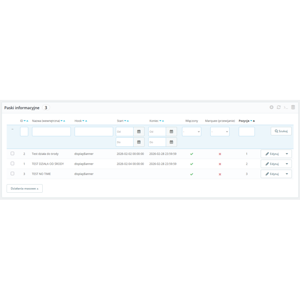 Information Bars Pro for PrestaShop