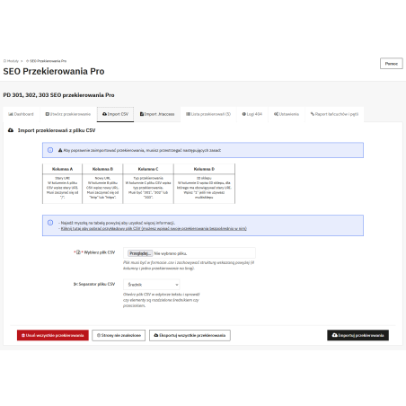 PD SEO Redirects Pro - 301/302/303-Weiterleitungen für PrestaShop