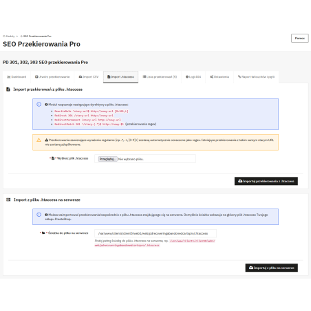 PD SEO Redirects Pro - Přesměrování 301/302/303 pro PrestaShop