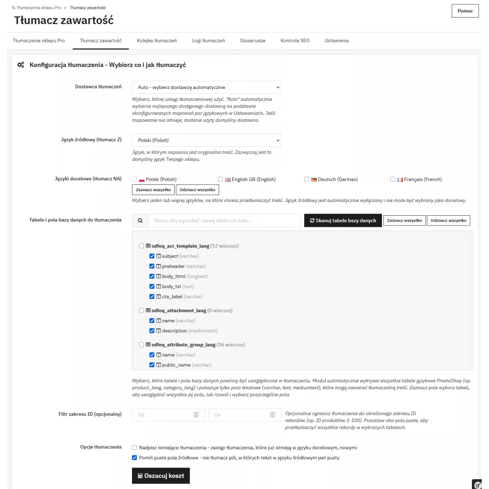 Store Translations Pro module for PrestaShop
