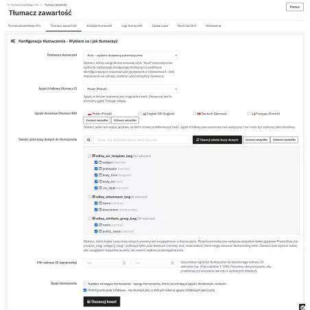 Store Translations Pro module for PrestaShop