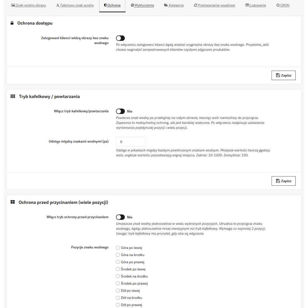 Watermark Pro modulo per PrestaShop