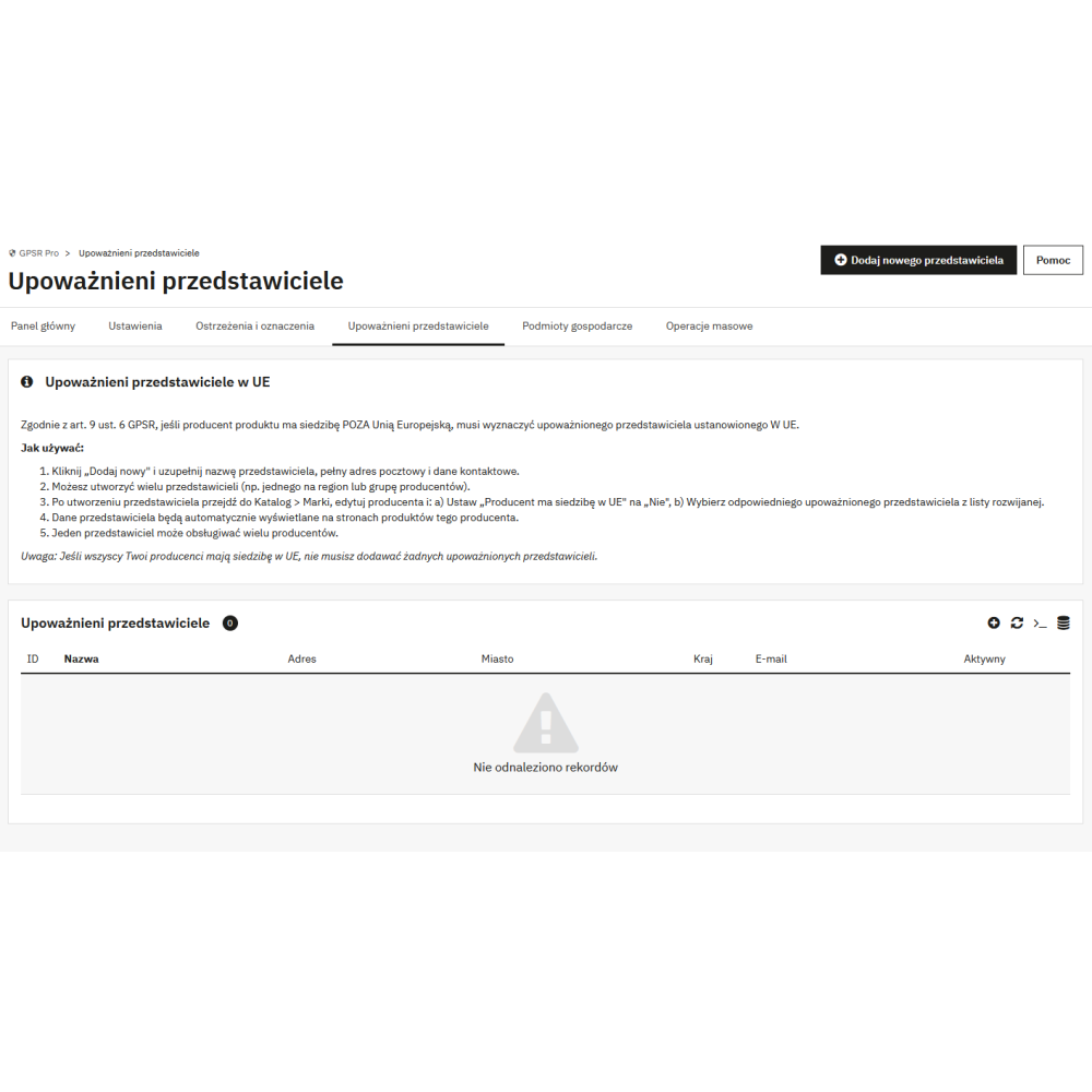 GPSR Pro modul pro PrestaShop