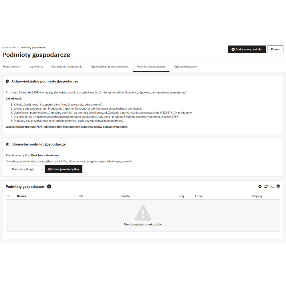 GPSR Pro module for PrestaShop