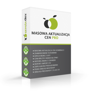 Massenaktualisierung der Preise Pro Modul für PrestaShop