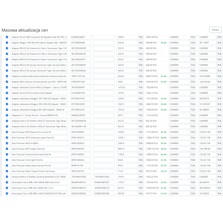 Bulk Price Update Pro module for PrestaShop