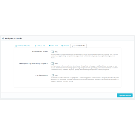 Google Analytics 4 Pro modulo per PrestaShop