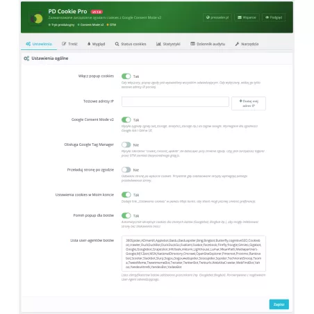 Module avancé de cookies pour PrestaShop