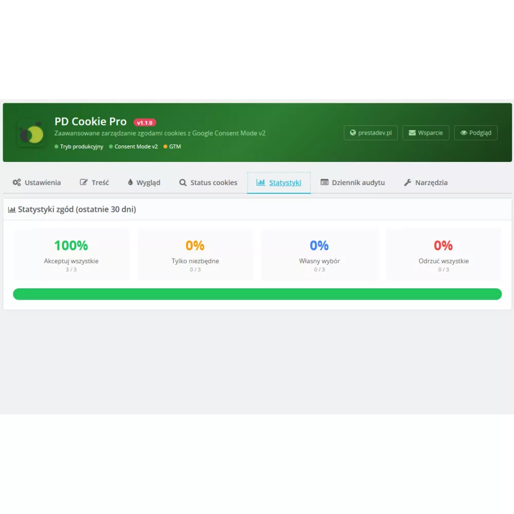Module avancé de cookies pour PrestaShop