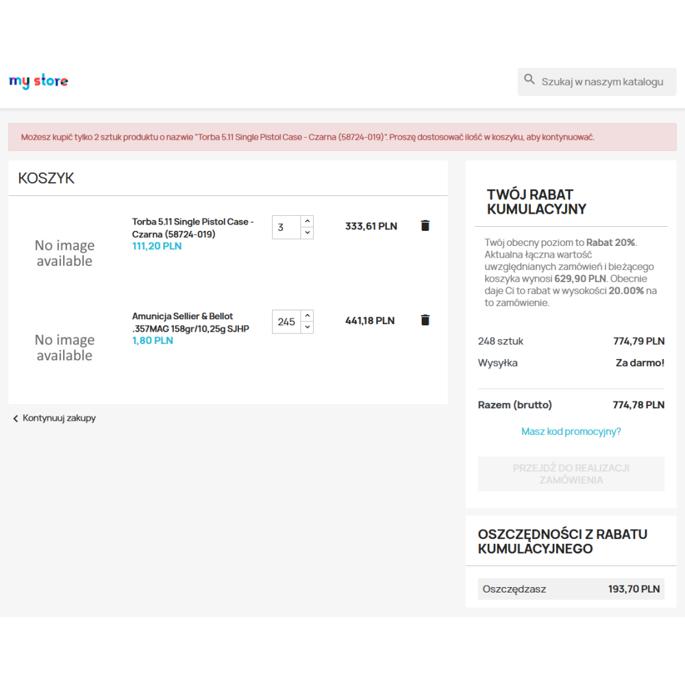 Накопичувальні (порогові) знижки для PrestaShop