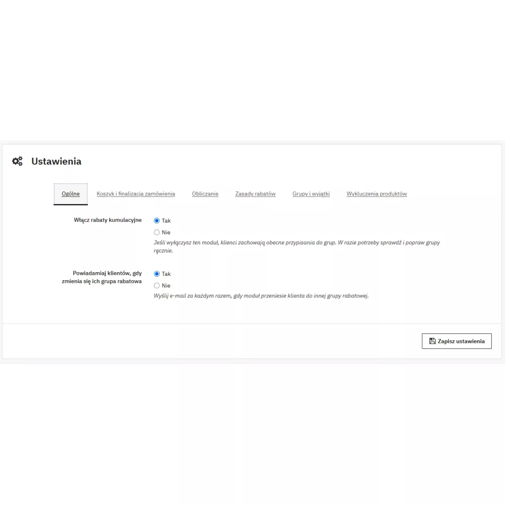 Cumulative (tiered) discounts for PrestaShop
