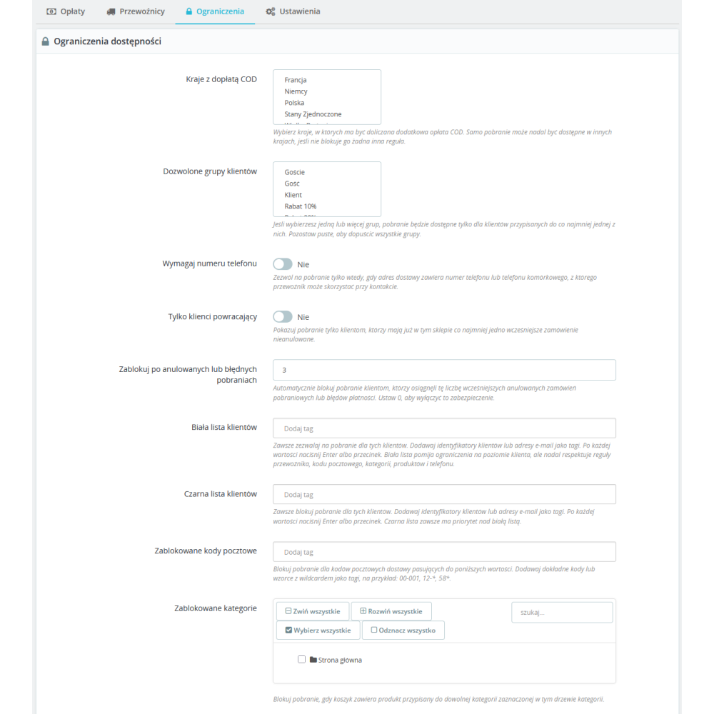 Nachnahme Pro Modul für PrestaShop