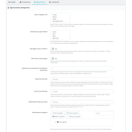 Cash on Delivery Pro module for PrestaShop