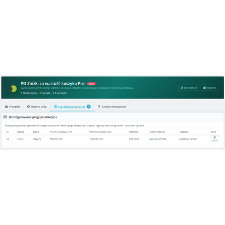 Množstevní slevy podle hodnoty košíku Pro pro Prestashop