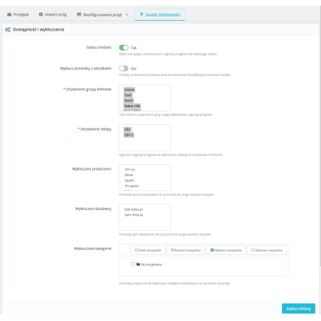 Staffelrabatte nach Warenkorbwert Pro für Prestashop