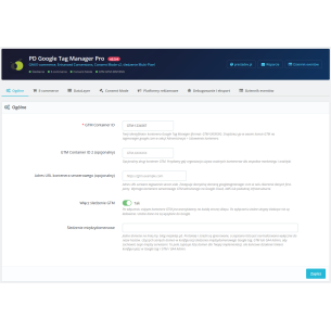 Google Tag Manager Pro modulo per PrestaShop 2