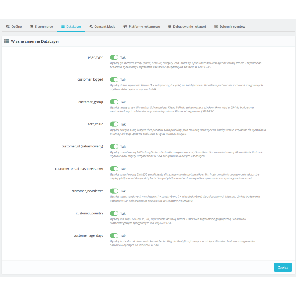 Google Tag Manager Pro module for PrestaShop