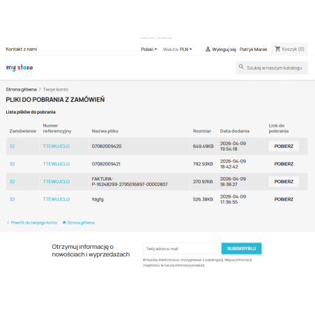 Pièces jointes de commande Pro pour PrestaShop