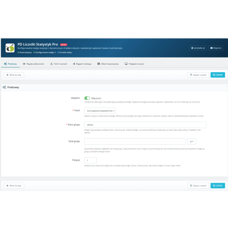 Statistics Counters Pro module for PrestaShop