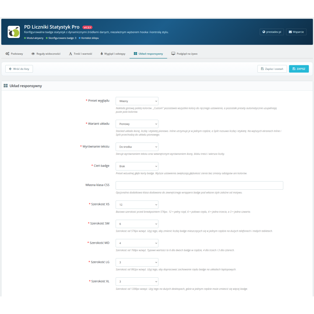 Statistics Counters Pro module for PrestaShop