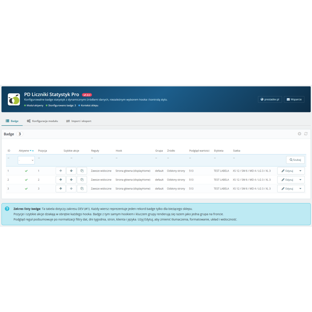 Statistikzähler Pro Modul für PrestaShop