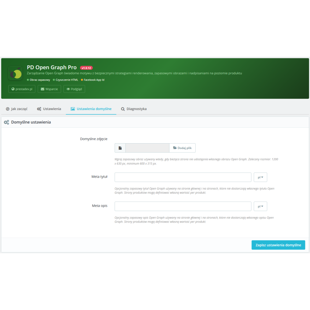Module Open Graph Pro pour PrestaShop