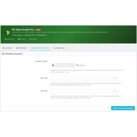 Open Graph Pro module for PrestaShop