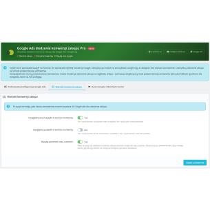 Google AdWords Pro Відстеження конверсій продажів для PrestaShop 2