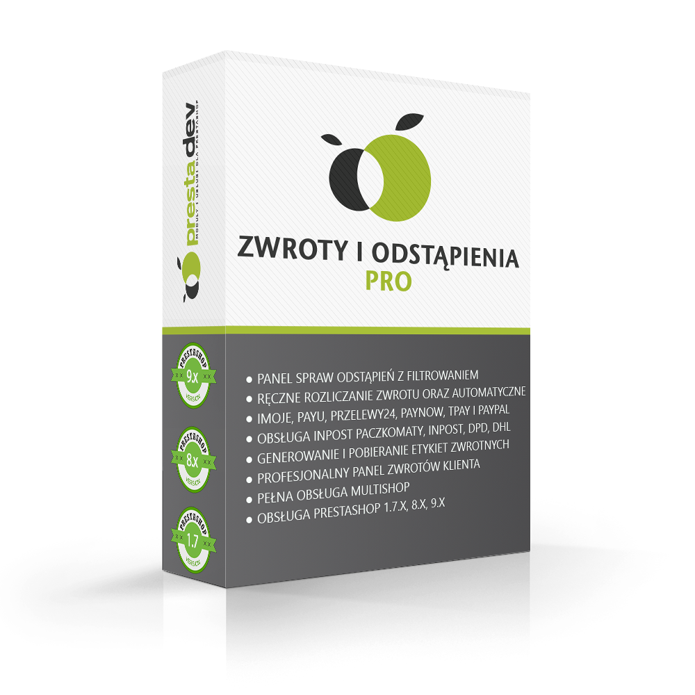 Returns and Withdrawals Pro module for PrestaShop