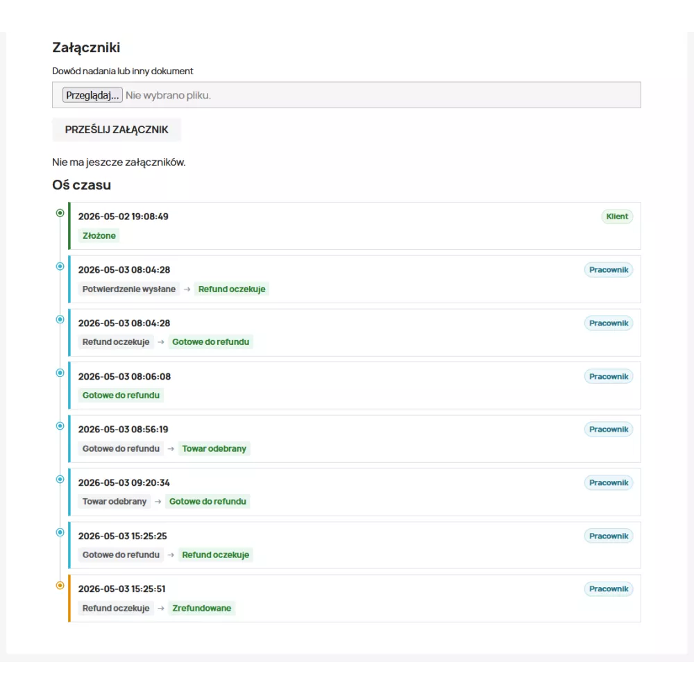 Zwroty i odstąpienia Pro moduł dla PrestaShop