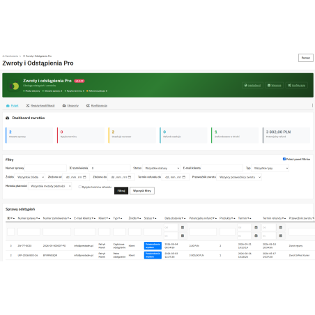 Returns and Withdrawals Pro module for PrestaShop