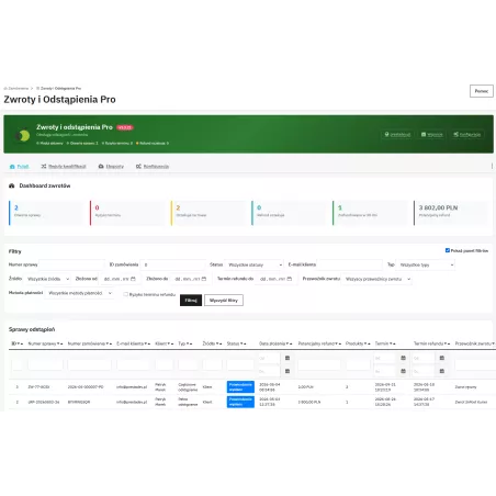Vrácení a odstoupení Pro modul pro PrestaShop