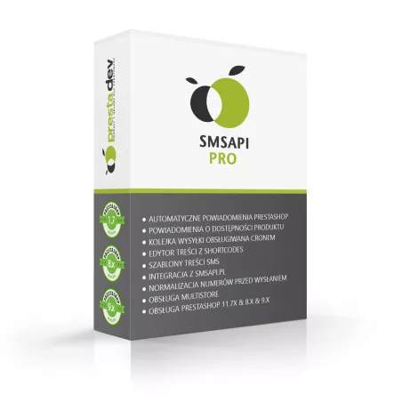 SMSAPI Pro moduł SMSAPI.pl dla PrestaShop