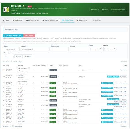 SMSAPI Pro modulo SMSAPI.pl per PrestaShop