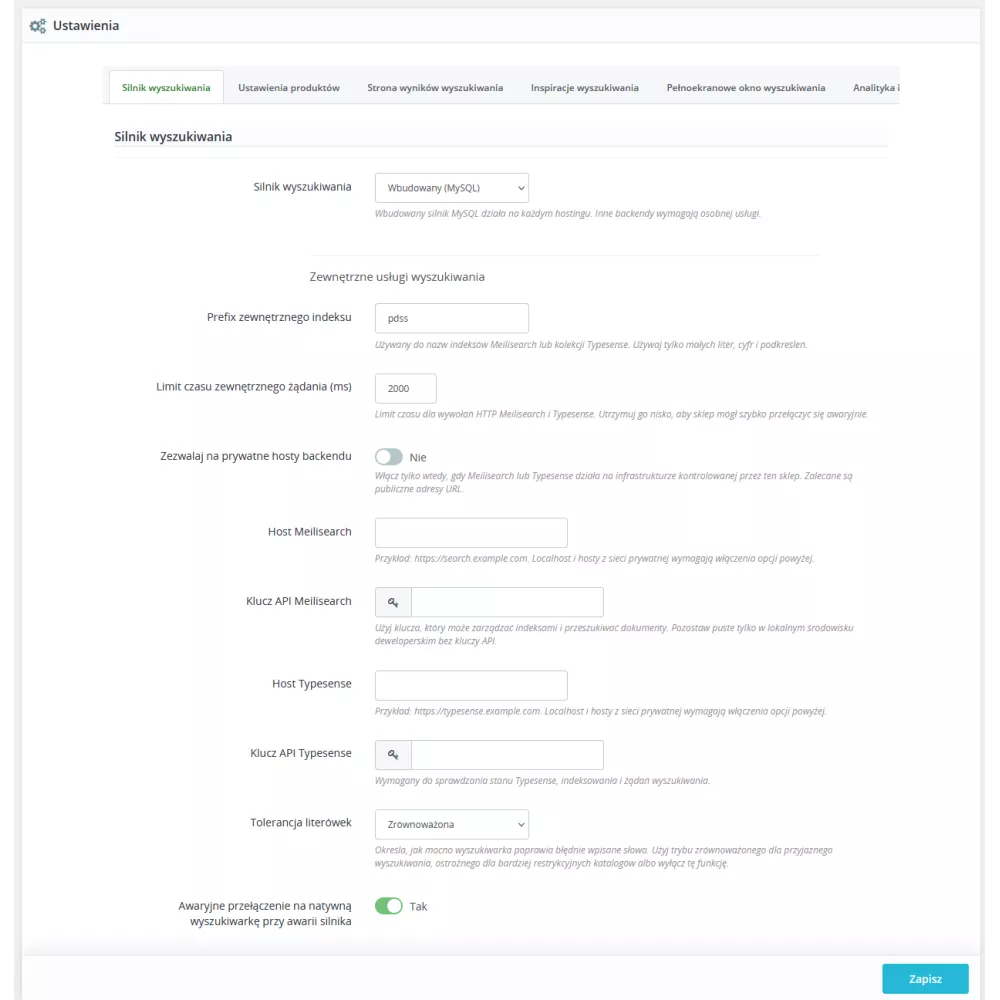 Smart Search Pro – inteligentna wyszukiwarka produktów dla PrestaShop