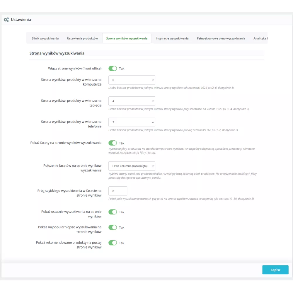Smart Search Pro – inteligentna wyszukiwarka produktów dla PrestaShop