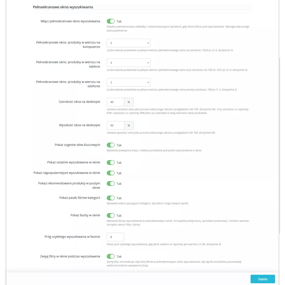 Smart Search Pro – inteligentna wyszukiwarka produktów dla PrestaShop