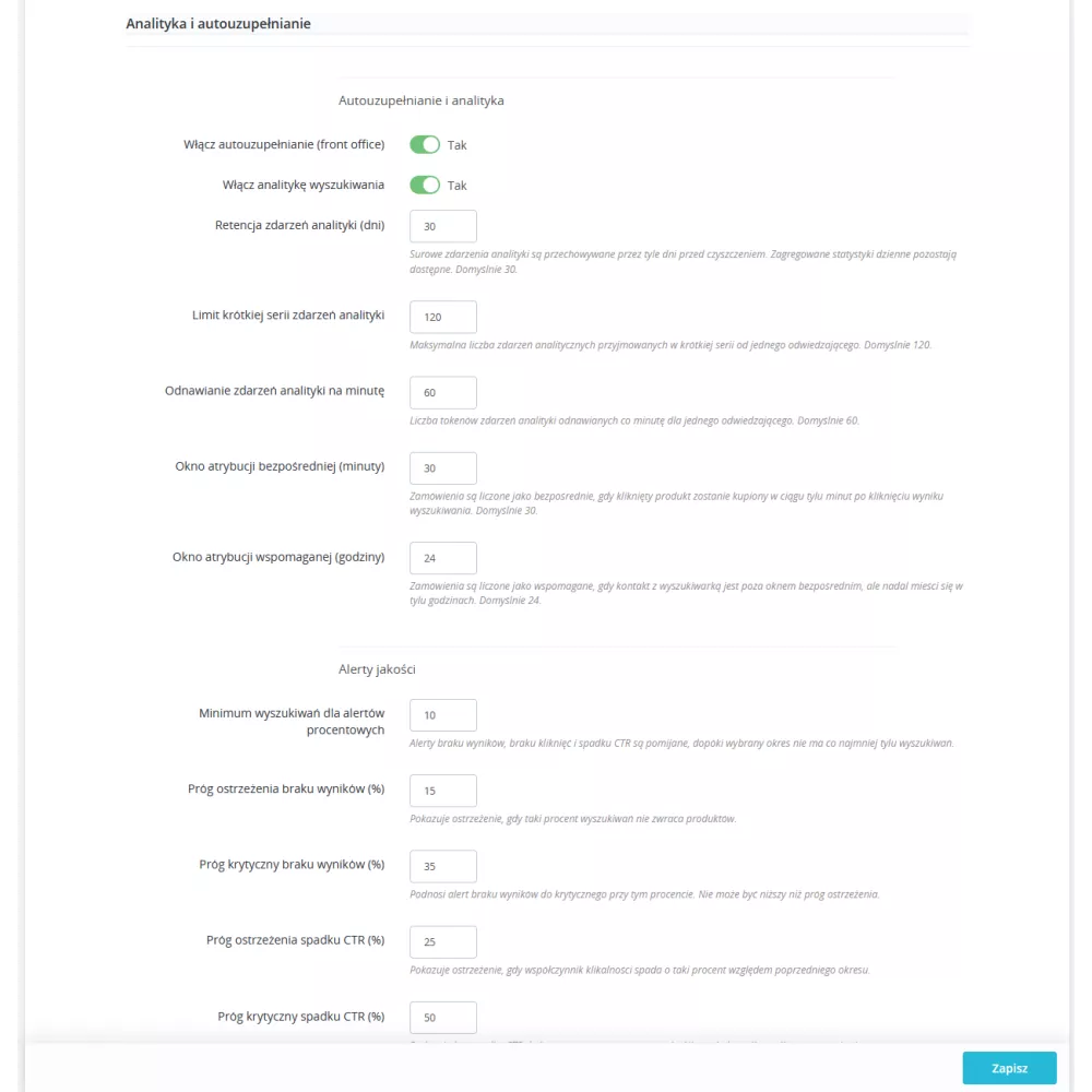 Smart Search Pro – inteligentna wyszukiwarka produktów dla PrestaShop