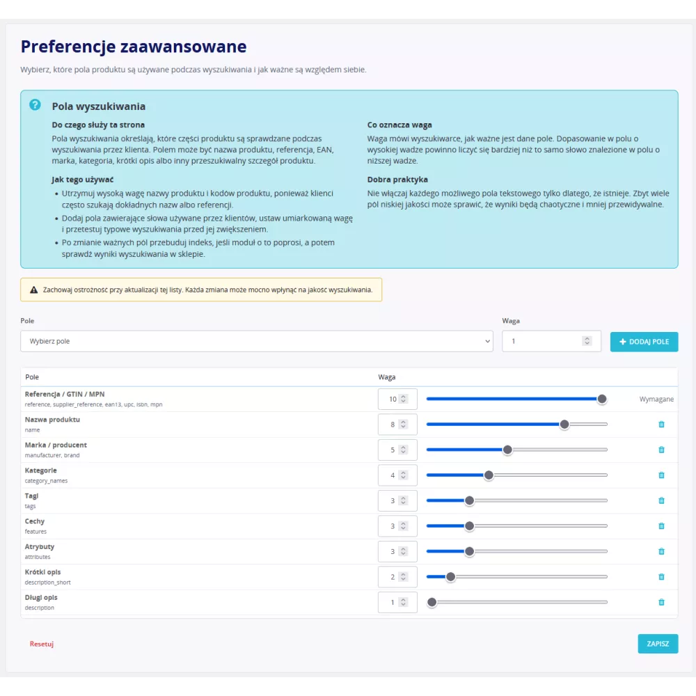 Smart Search Pro – inteligentna wyszukiwarka produktów dla PrestaShop