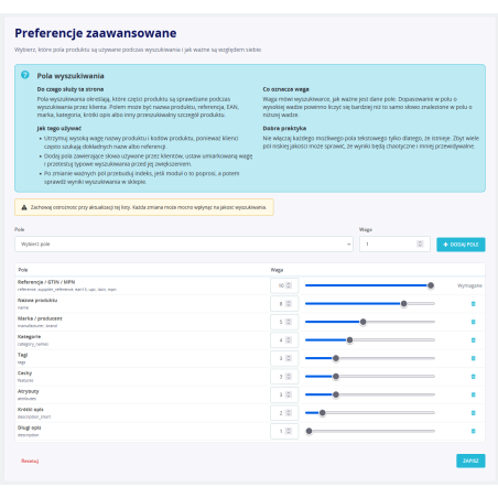Smart Search Pro – inteligentna wyszukiwarka produktów dla PrestaShop
