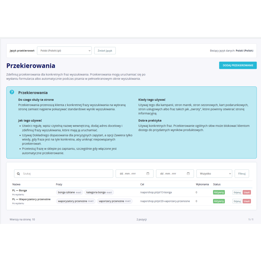 Smart Search Pro – motore di ricerca intelligente dei prodotti per PrestaShop