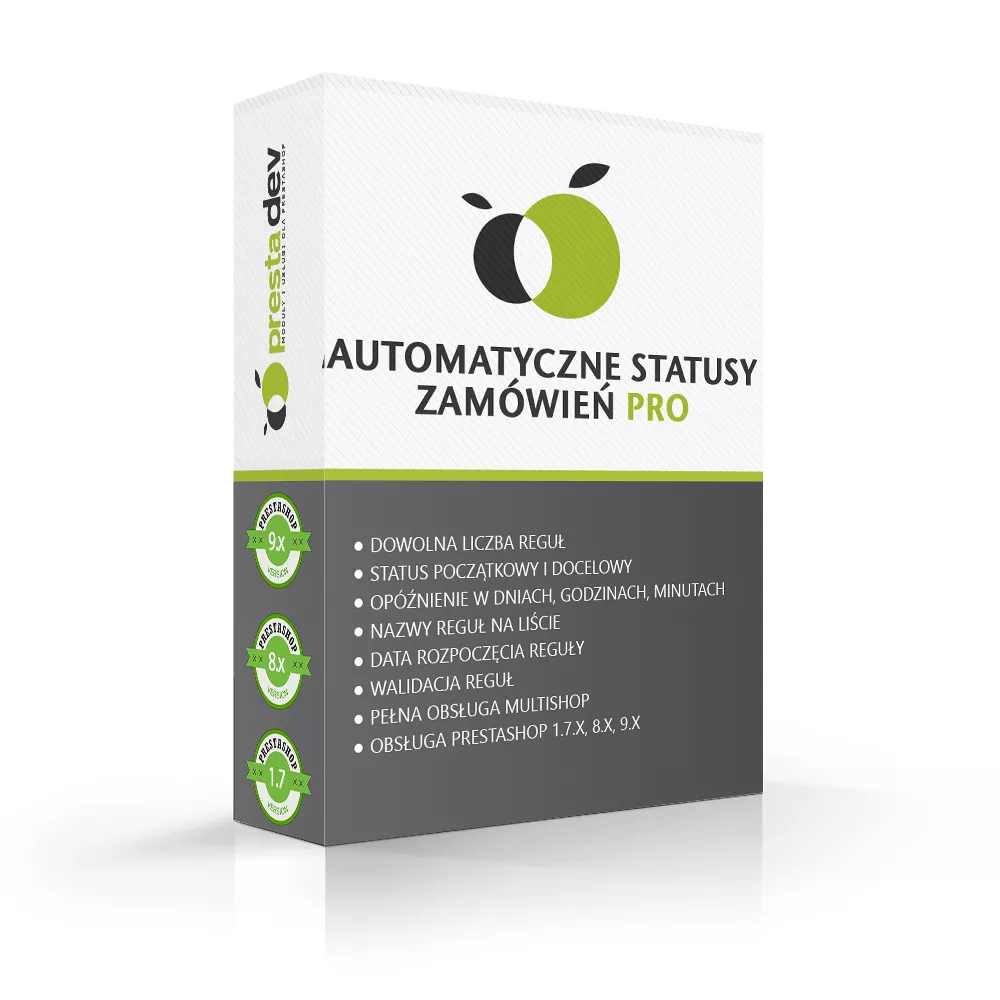 Automatyczne Statusy Zamówień Pro moduł dla PrestaShop