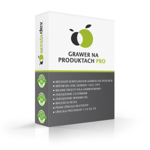 Gravur auf Produkten Pro-Modul für PrestaShop