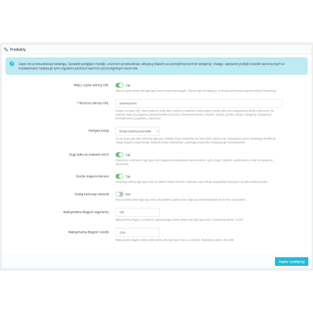 URLs propres Pro module pour PrestaShop