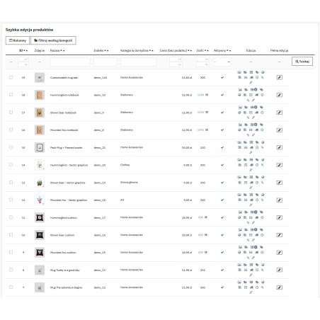 Édition rapide des produits Pro Prestashop